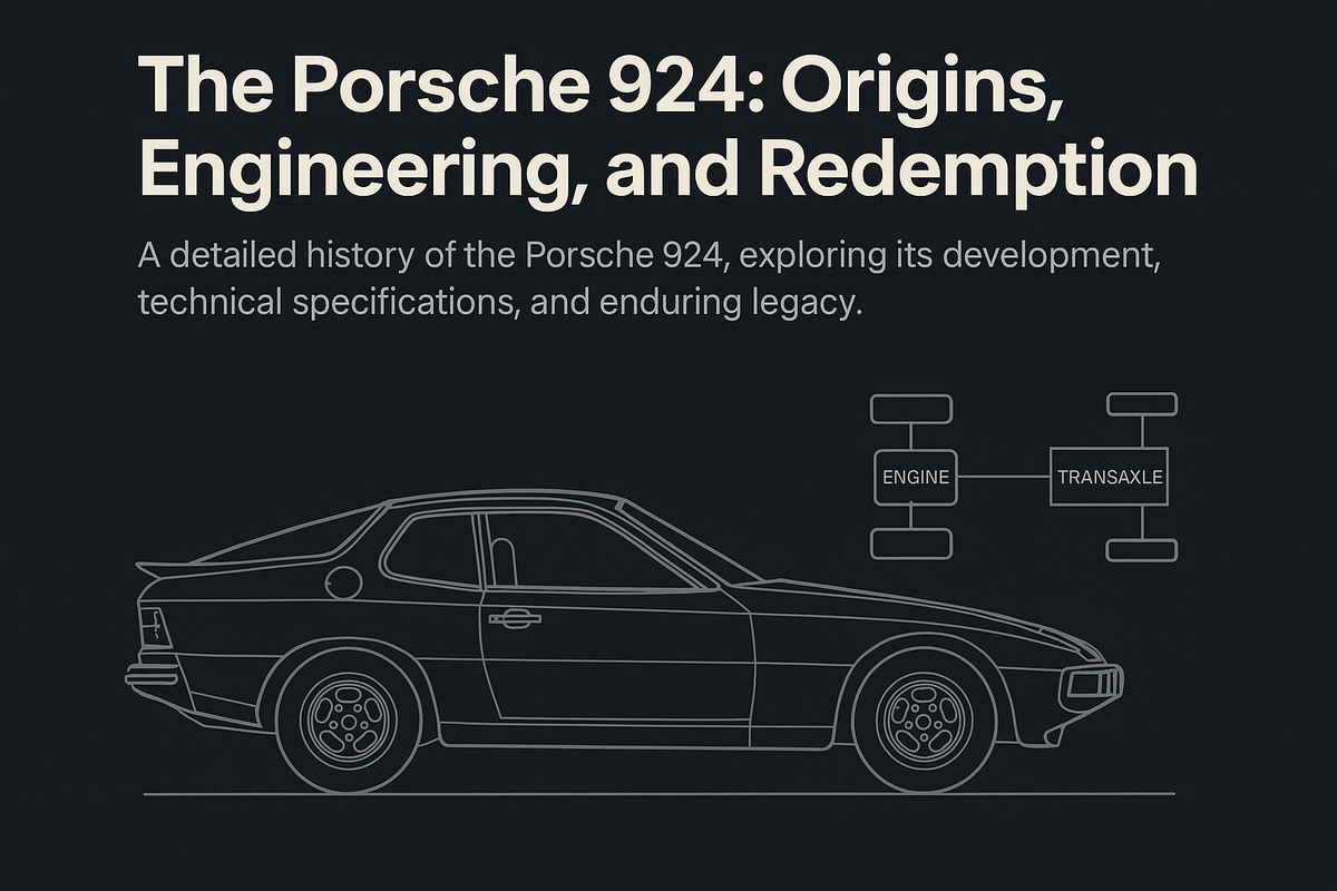 The Porsche 924: Origins, Evolution, and Redemption